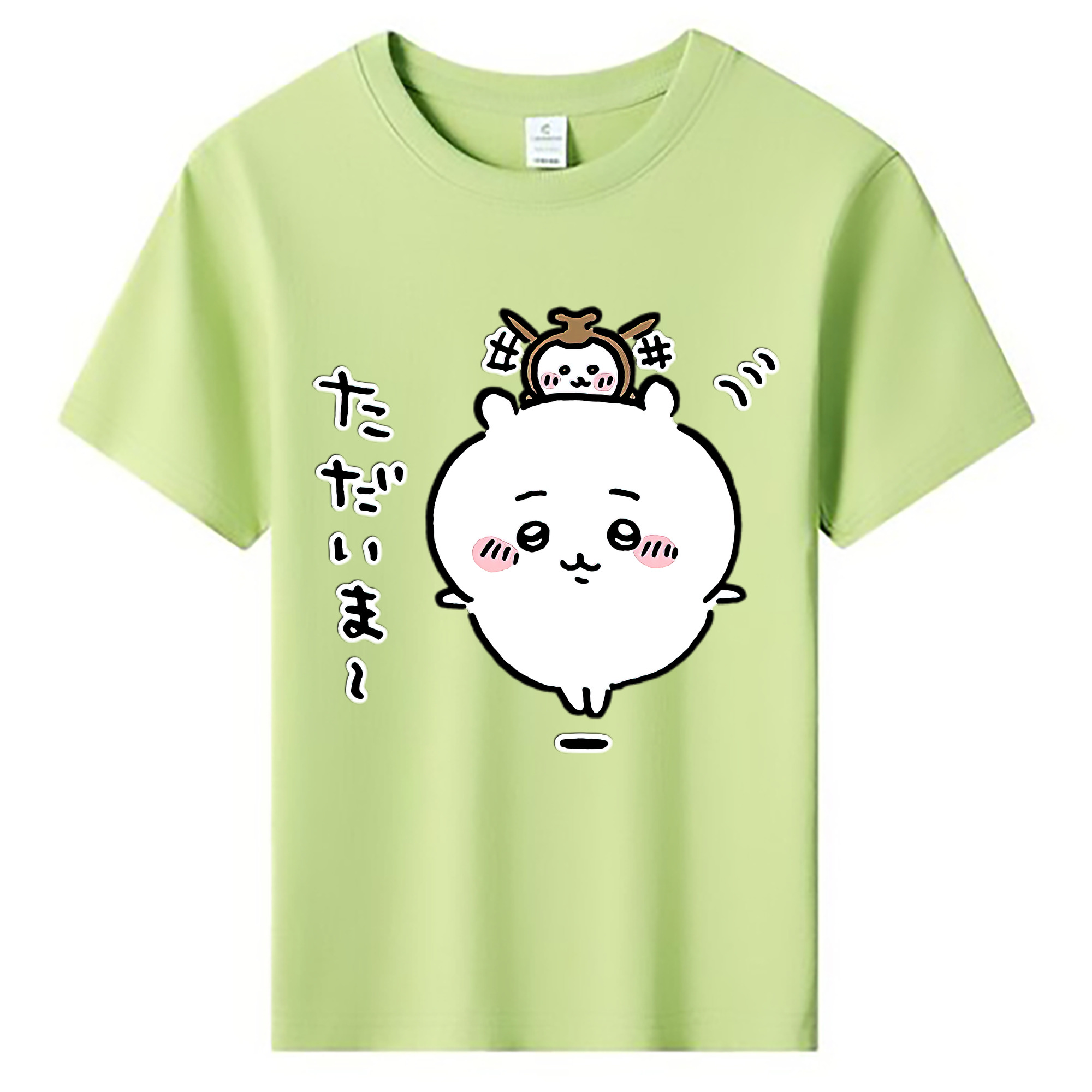 （画像用） ちいかわ ちいかわ Chii-kawa chiikawa 綿100％キッズTシャツ（フロントプリント）